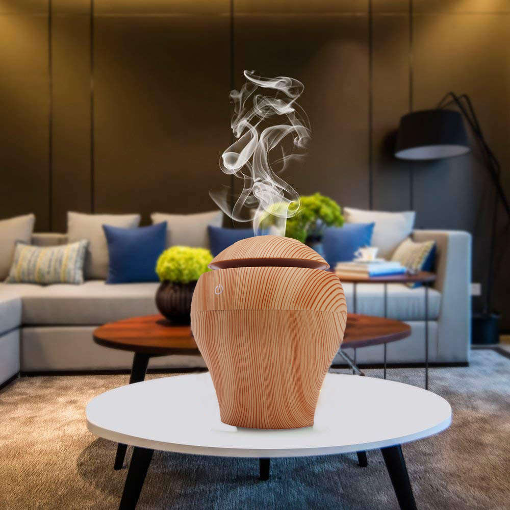 USB Wood Grain Aromatherapy Humidifier