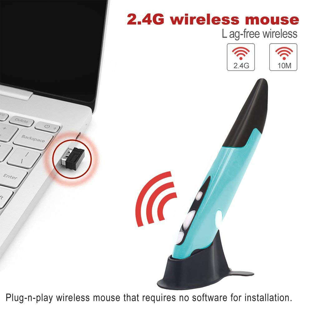 2.4GHz USB Wireless Optical Pen Mouse Smart Mouse