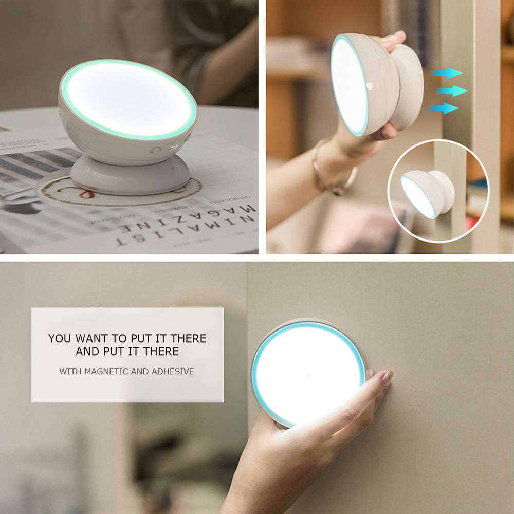 360 Degree Smart Bedroom Bedside Stairs Induction Lamp