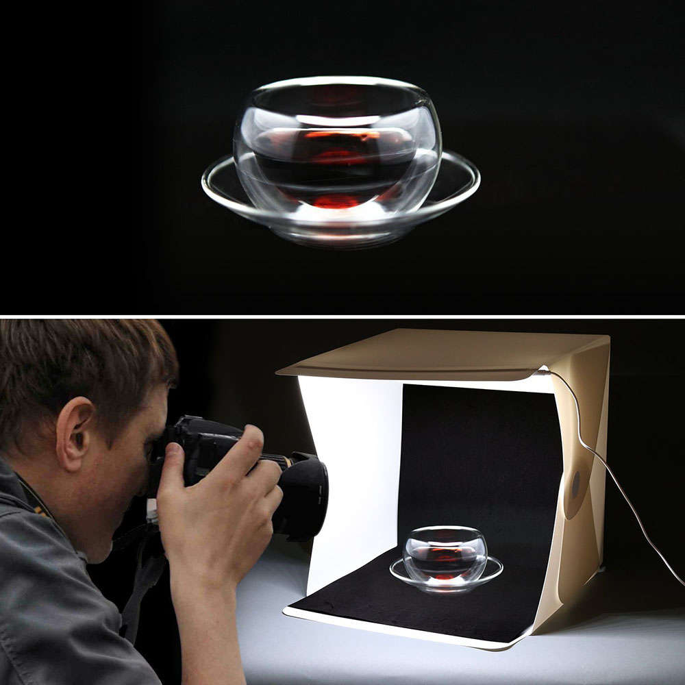 Portable Mini LED Photo Studio Shooting Box - 30cm