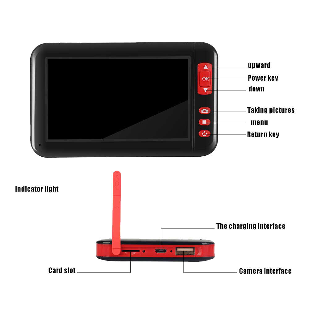 4.3 Inch High-Definition 1080P Display Screen Endoscope