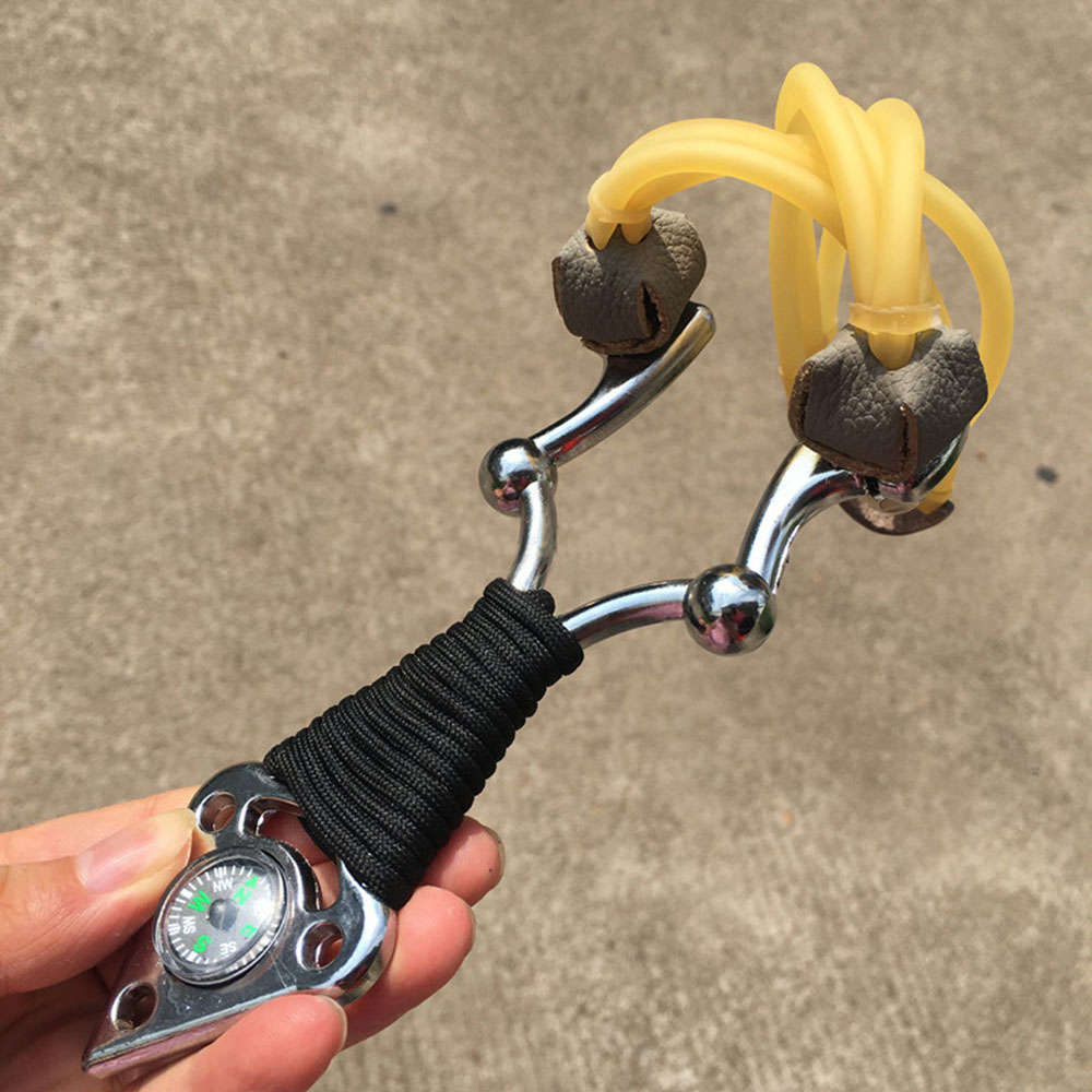 Outdoor Hunting Camping Travel Slingshot with Compass