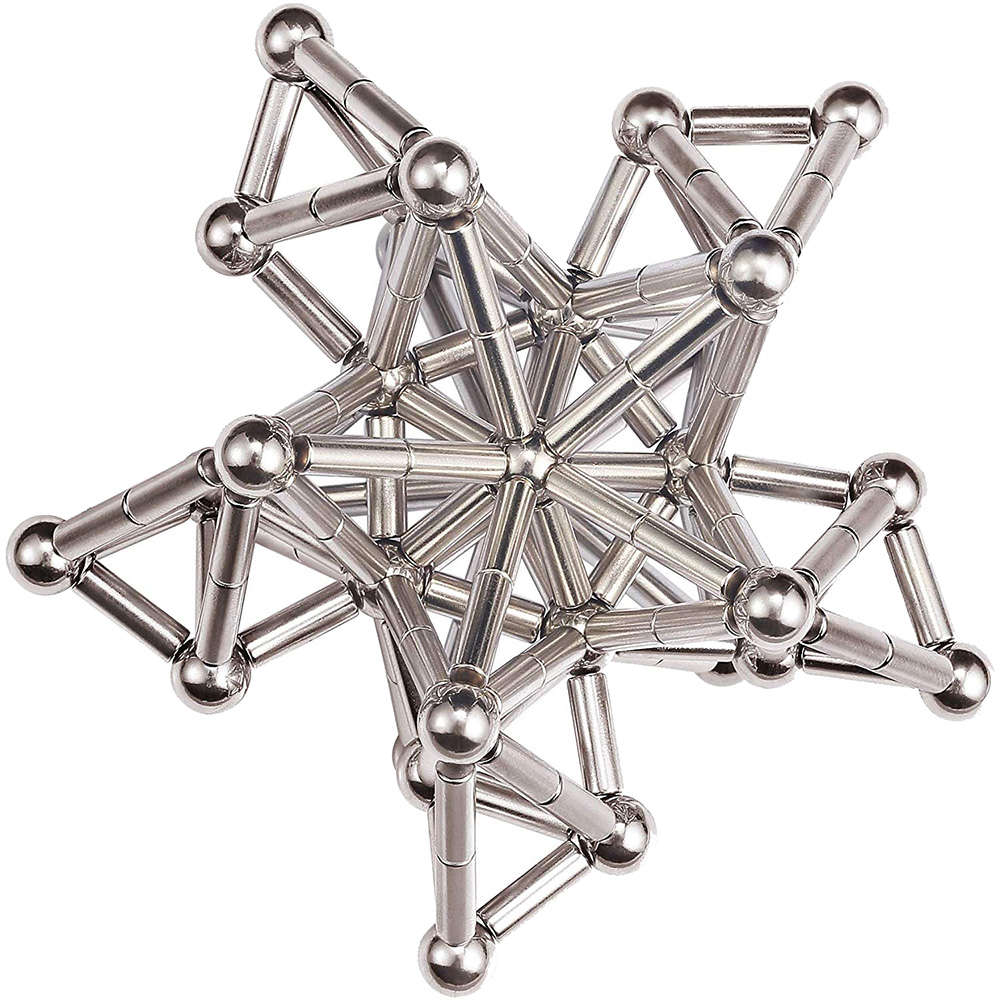 78 Pieces Magnet Building Blocks Set Puzzle Stacking Decompression Toy