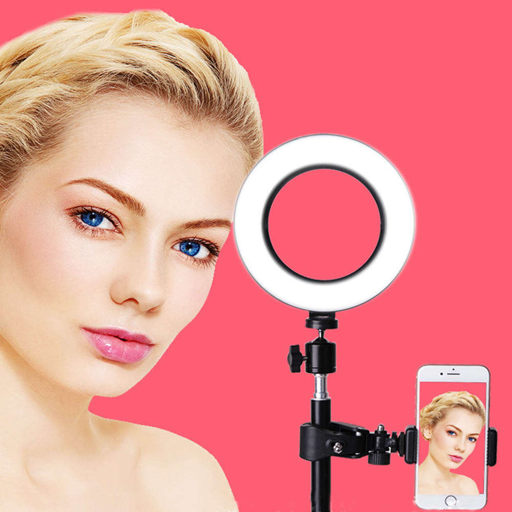 Multi-Function Adjustable Brightness LED Tri-Color Ring Fill Light