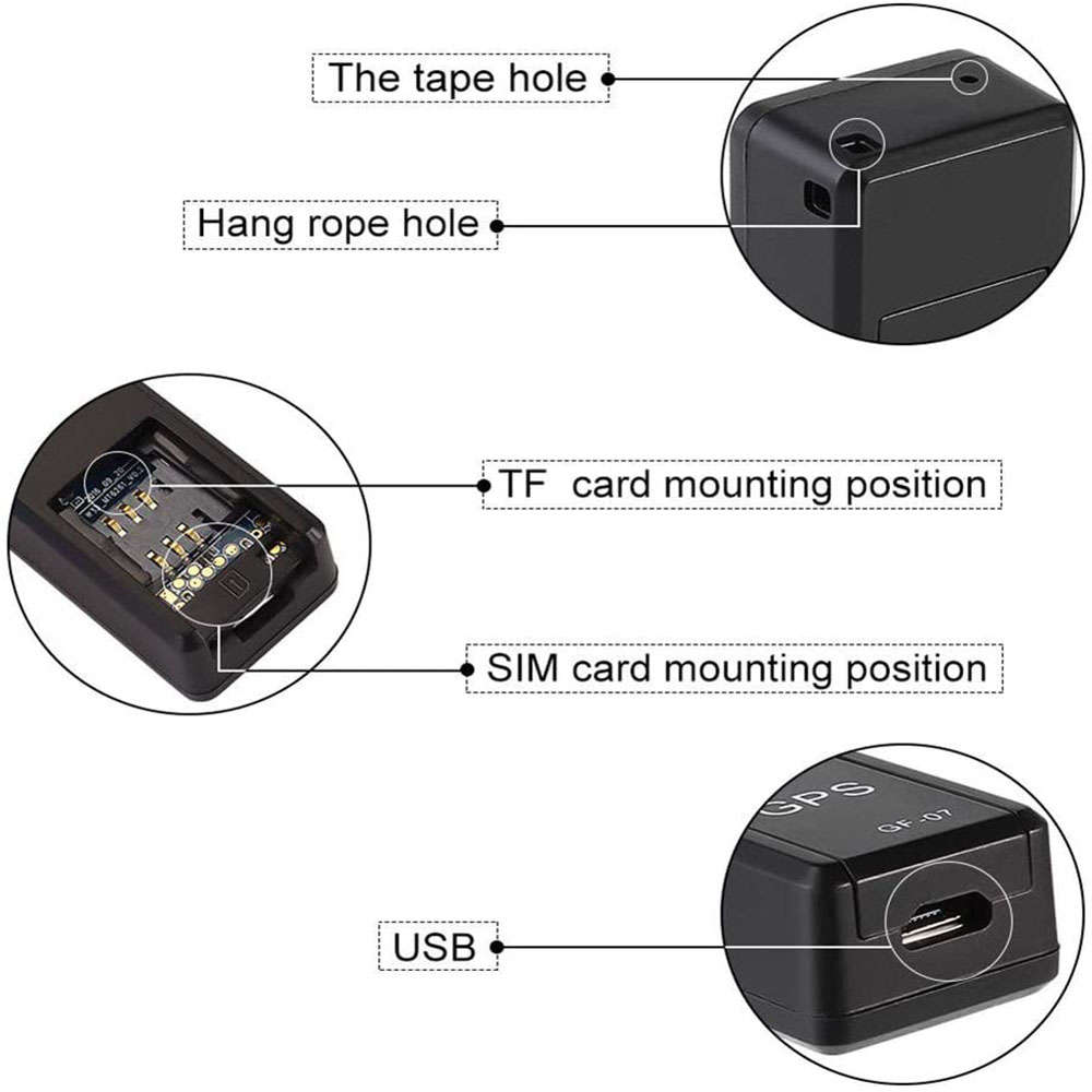 Mini GPS Real-time Car Locator Tracker Magnetic GSM/GPRS Tracking Device