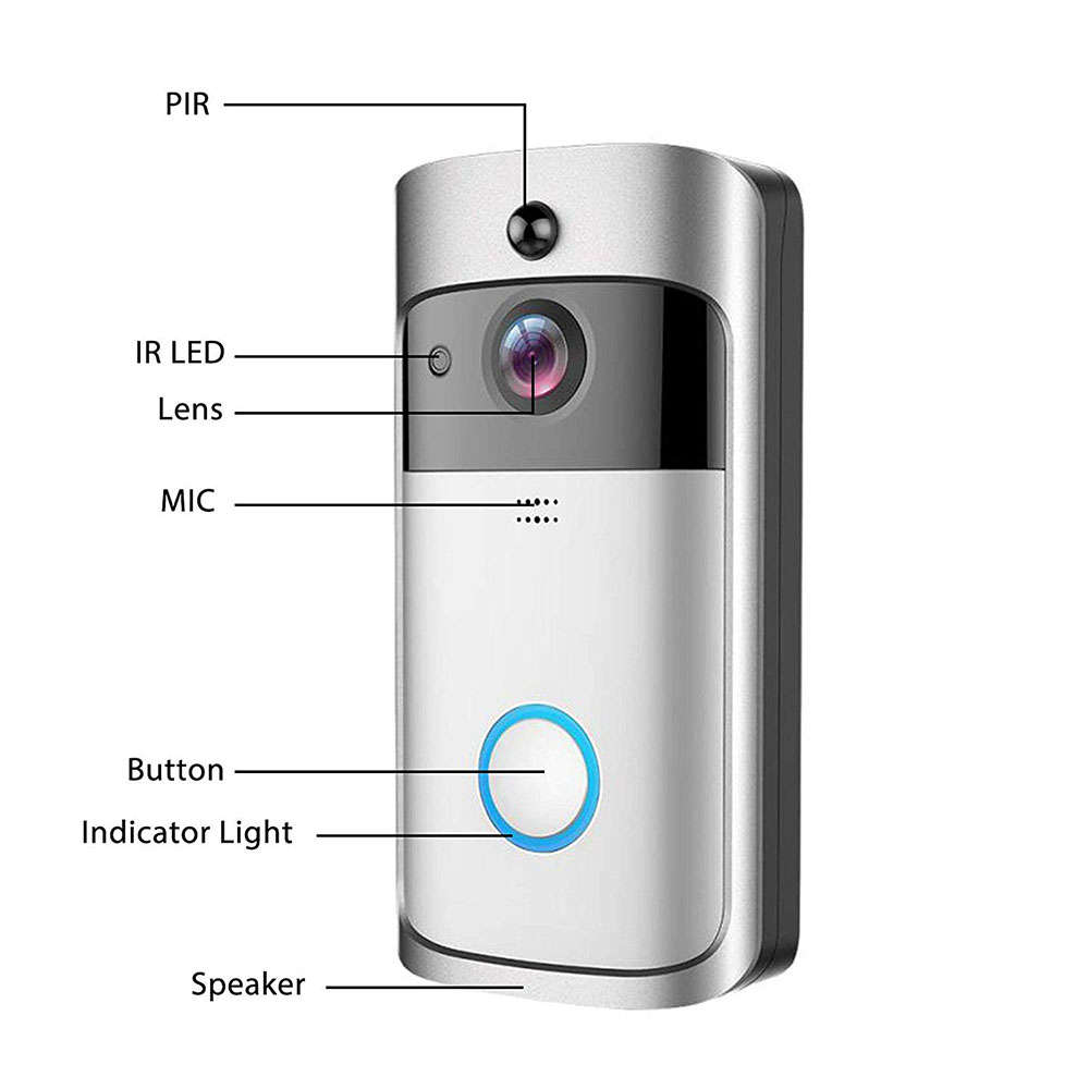Video Doorbell Smart WiFi Camera Visual Intercom