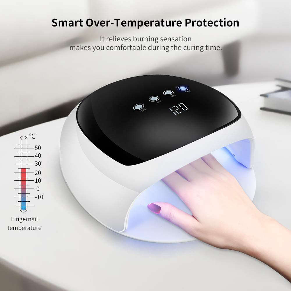 52W UV Light LED Nail Dryer Lamp - White