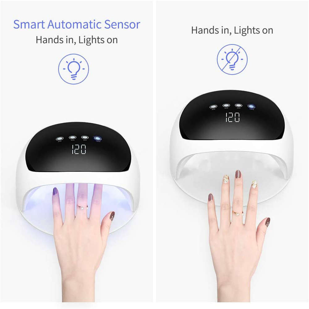 52W UV Light LED Nail Dryer Lamp - White