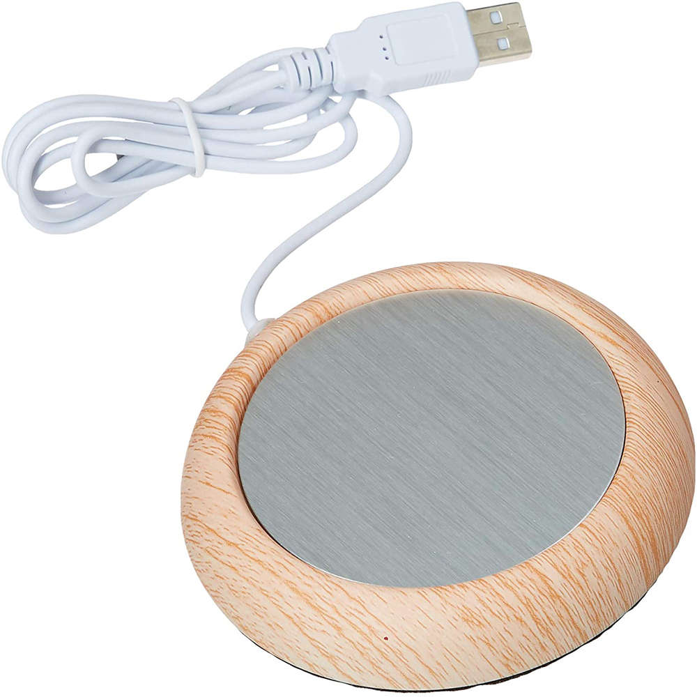 Portable Creative Metal USB Heating Coaster