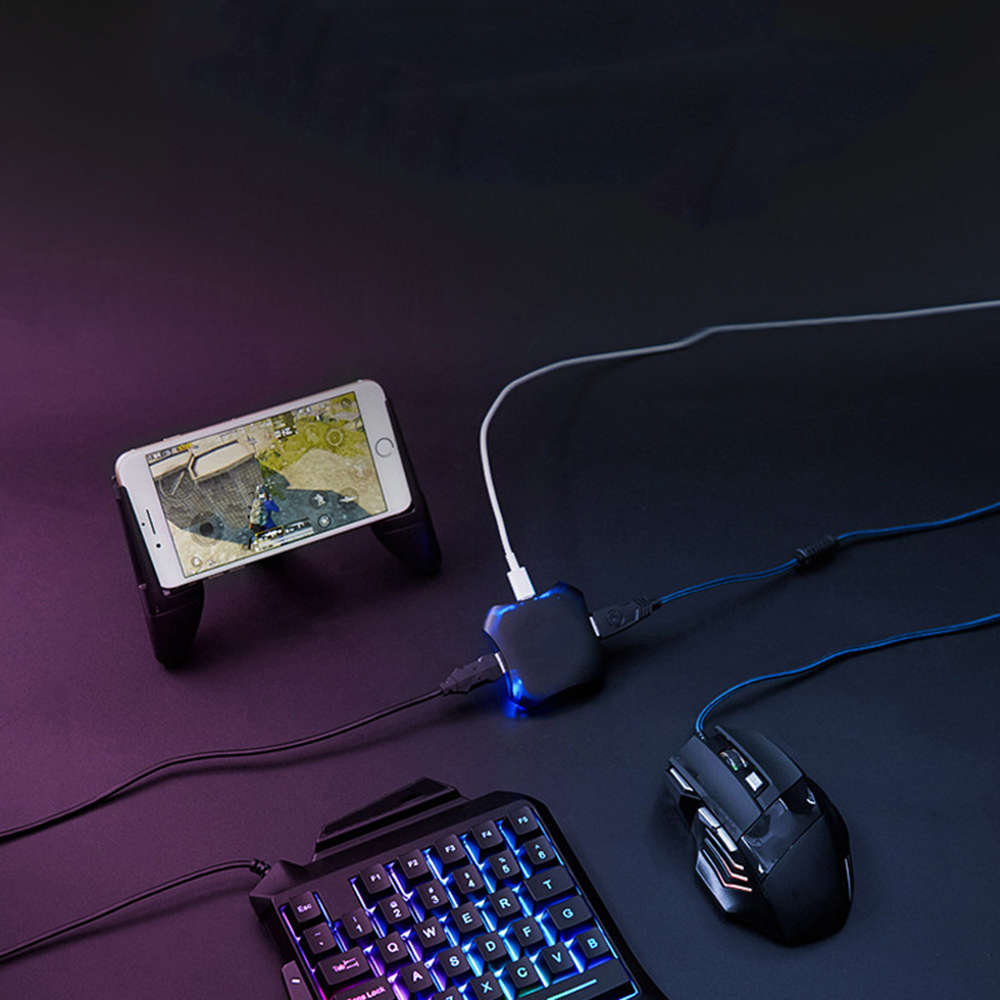 Mobile Gamepad Controller Gaming Keyboard Mouse Converter