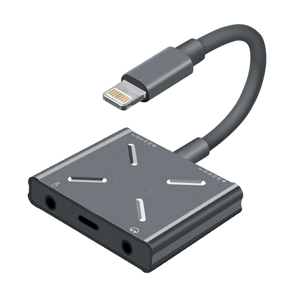 Portable Aluminum Alloy Sound Card Converter For iPhone