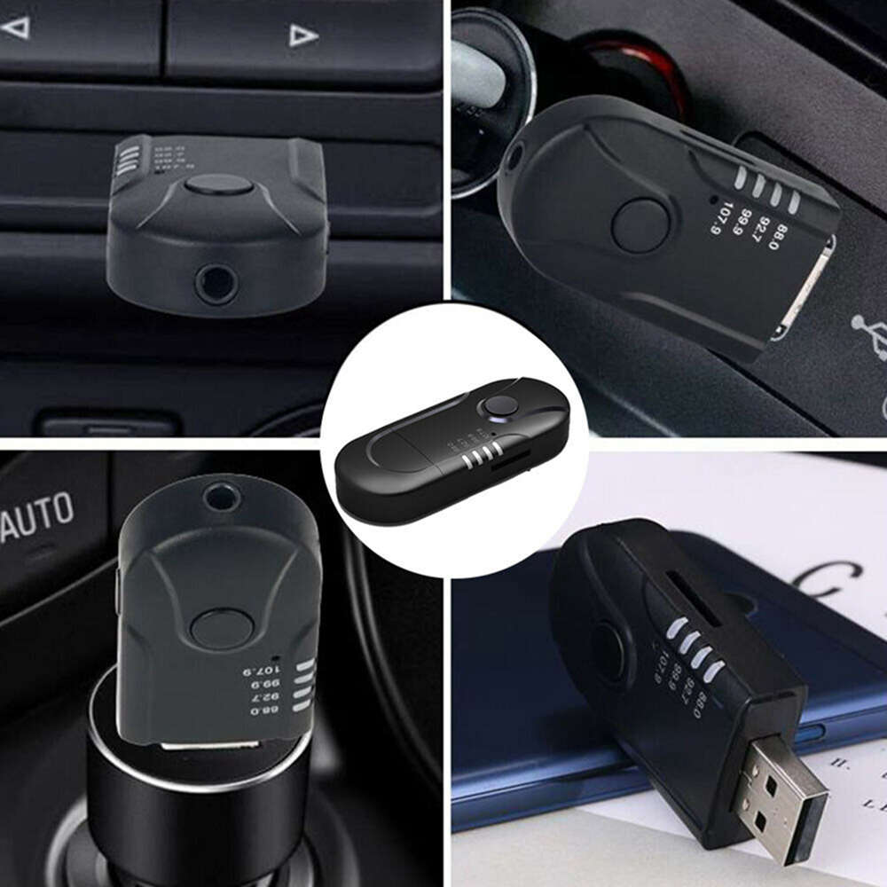 Portable Mini Bluetooth Car FM Transmitter Auto USB Bluetooth Receiver