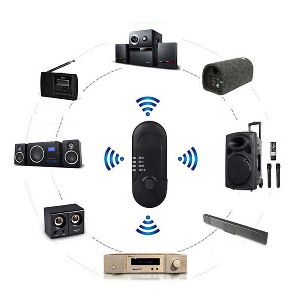 Portable Mini Bluetooth Car FM Transmitter Auto USB Bluetooth Receiver