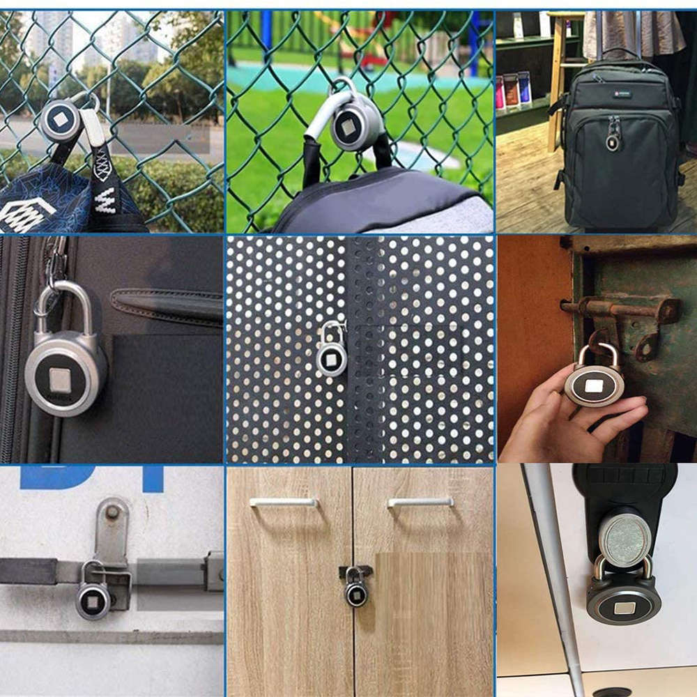 Waterproof Anti-Theft Keyless Padlock Smart Bluetooth Security Lock
