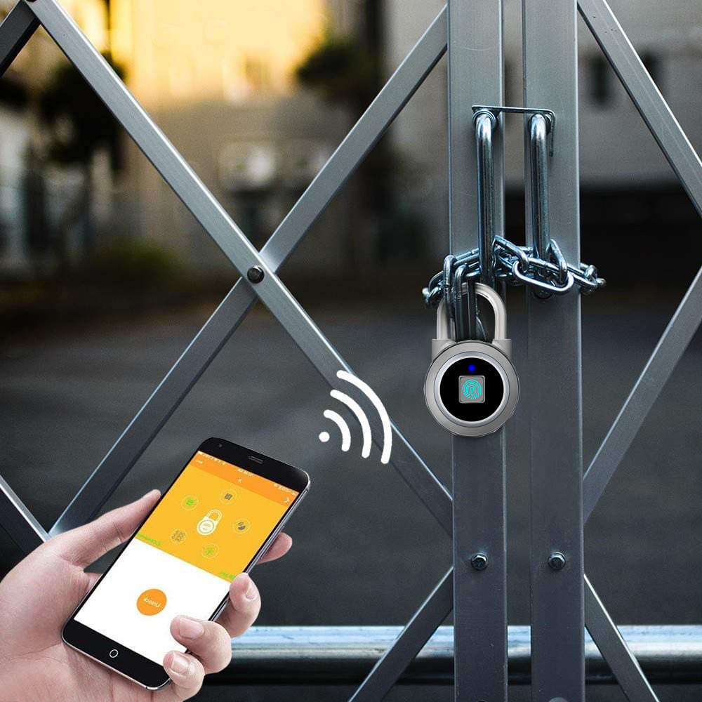Waterproof Anti-Theft Keyless Padlock Smart Bluetooth Security Lock