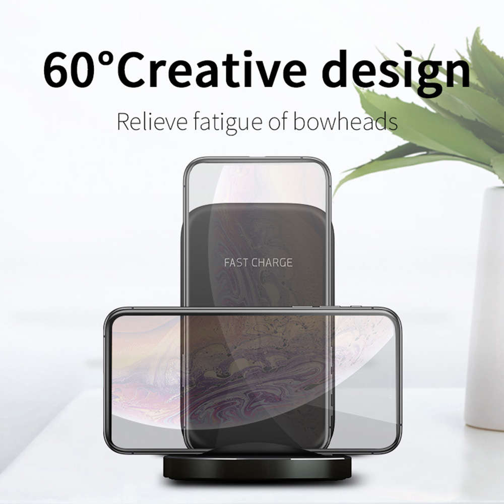 Multifunctional Portable 15W Fast Vertical Wireless Charger Stand