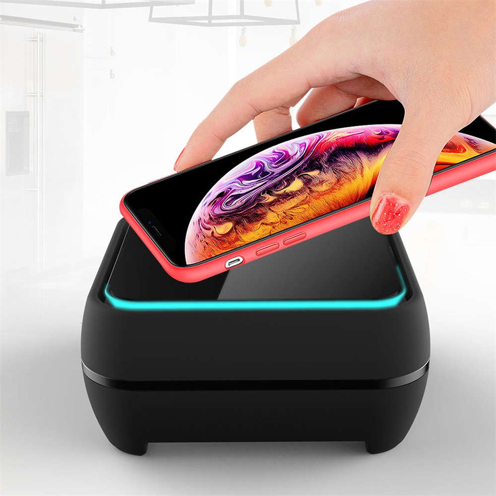 Portable Mini Bluetooth Speaker And Wireless Charger
