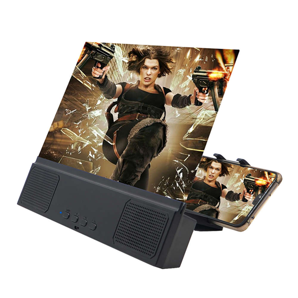 12 Inch Phone Screen Magnifier With Bluetooth Speaker