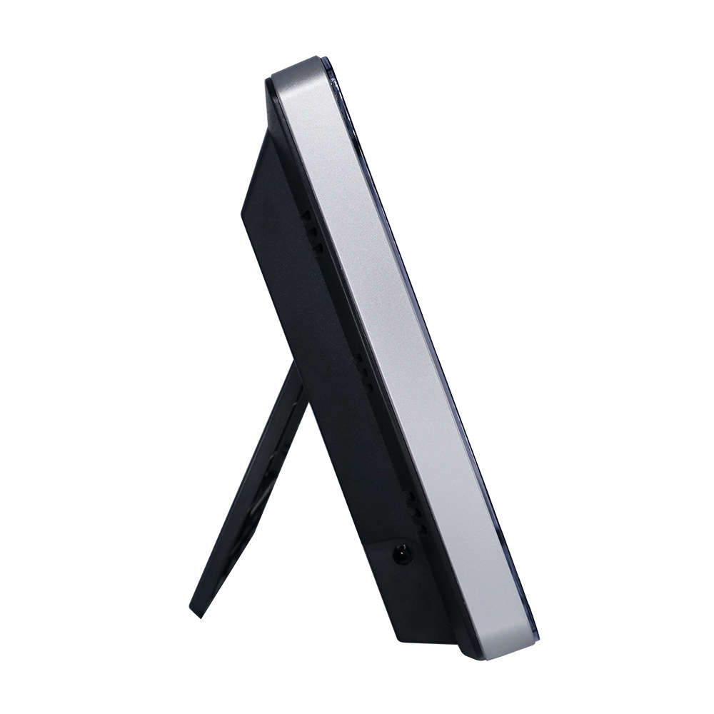 Digital Color Forecast Station Temperature And Humidity Monitor - Black