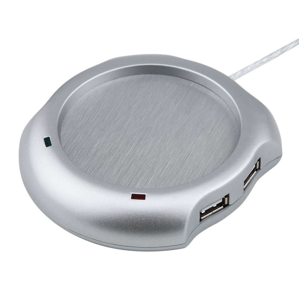 4 Port USB Hub Tea Coffee Cup Mug USB Heating Pad