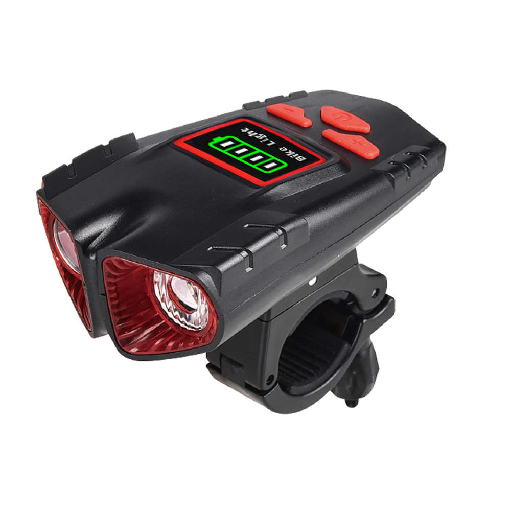 Multifunctional Portable USB Rechargeable Waterproof Bicycle Horn Light