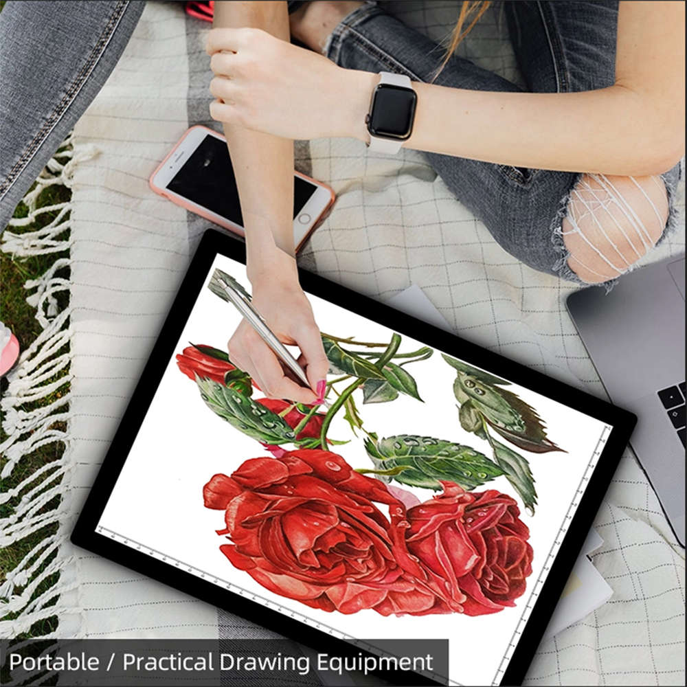 Portable Magnetic Drawing Board Light Box