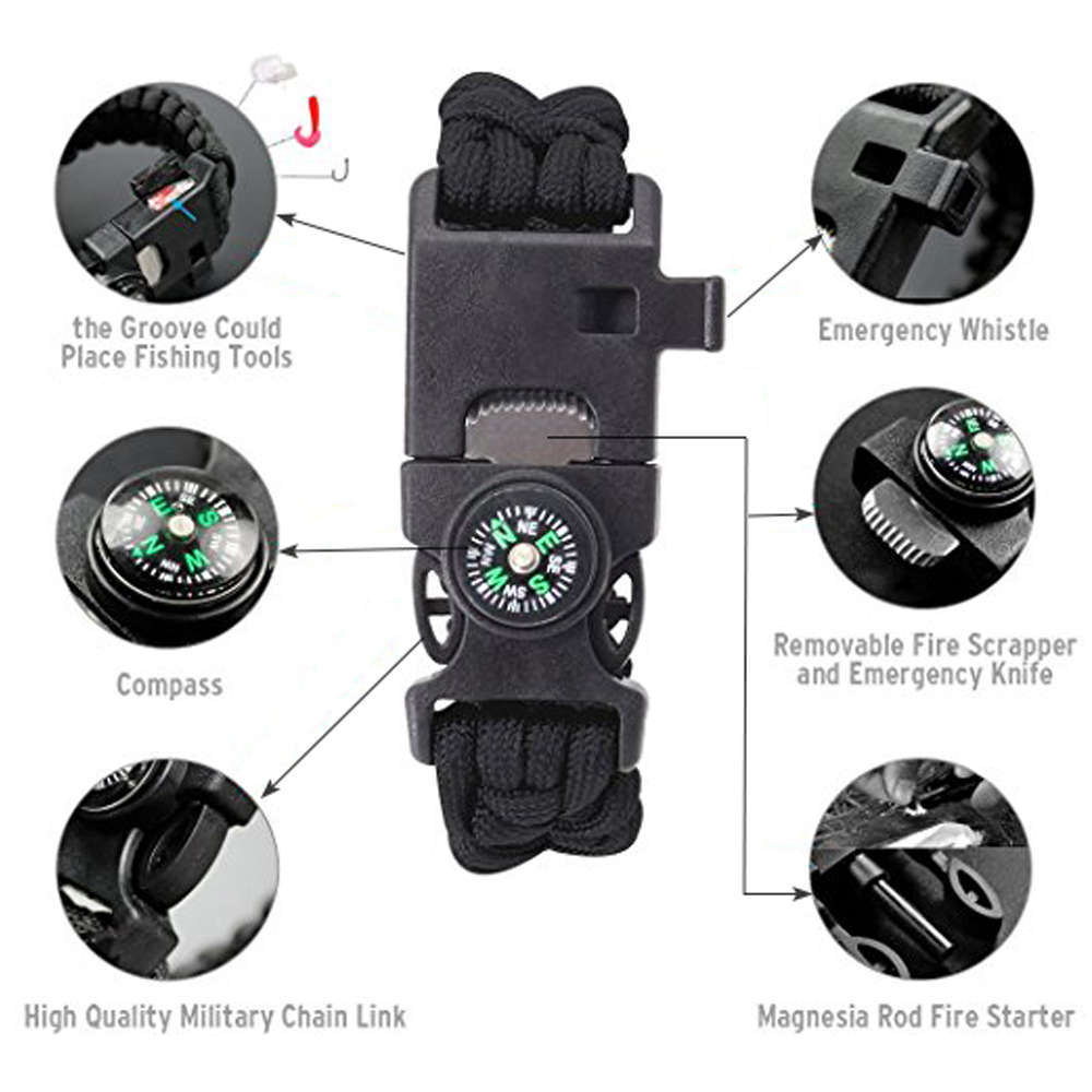 Outdoor Survival Tactical Bracelet