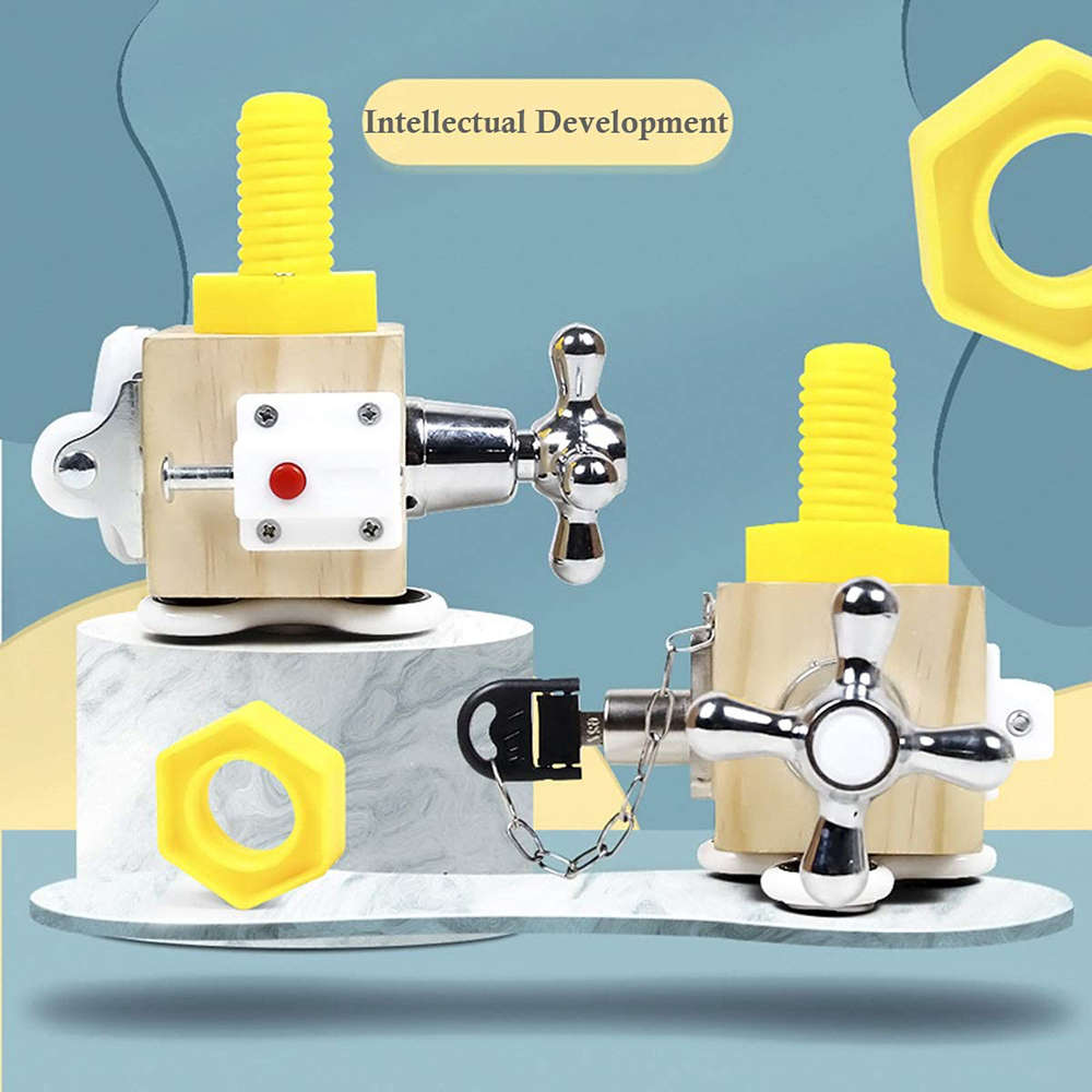 Fidget Toy Cube Busy Cube Busy Activity Cube for Travel Toddlers Baby Kids