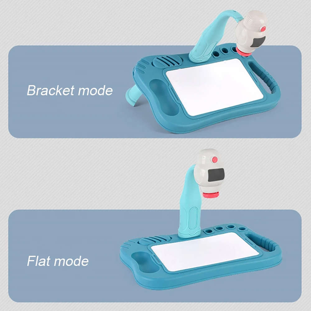 Projector Toy Drawing Table Set Painting Table Set Children Gift-Blue