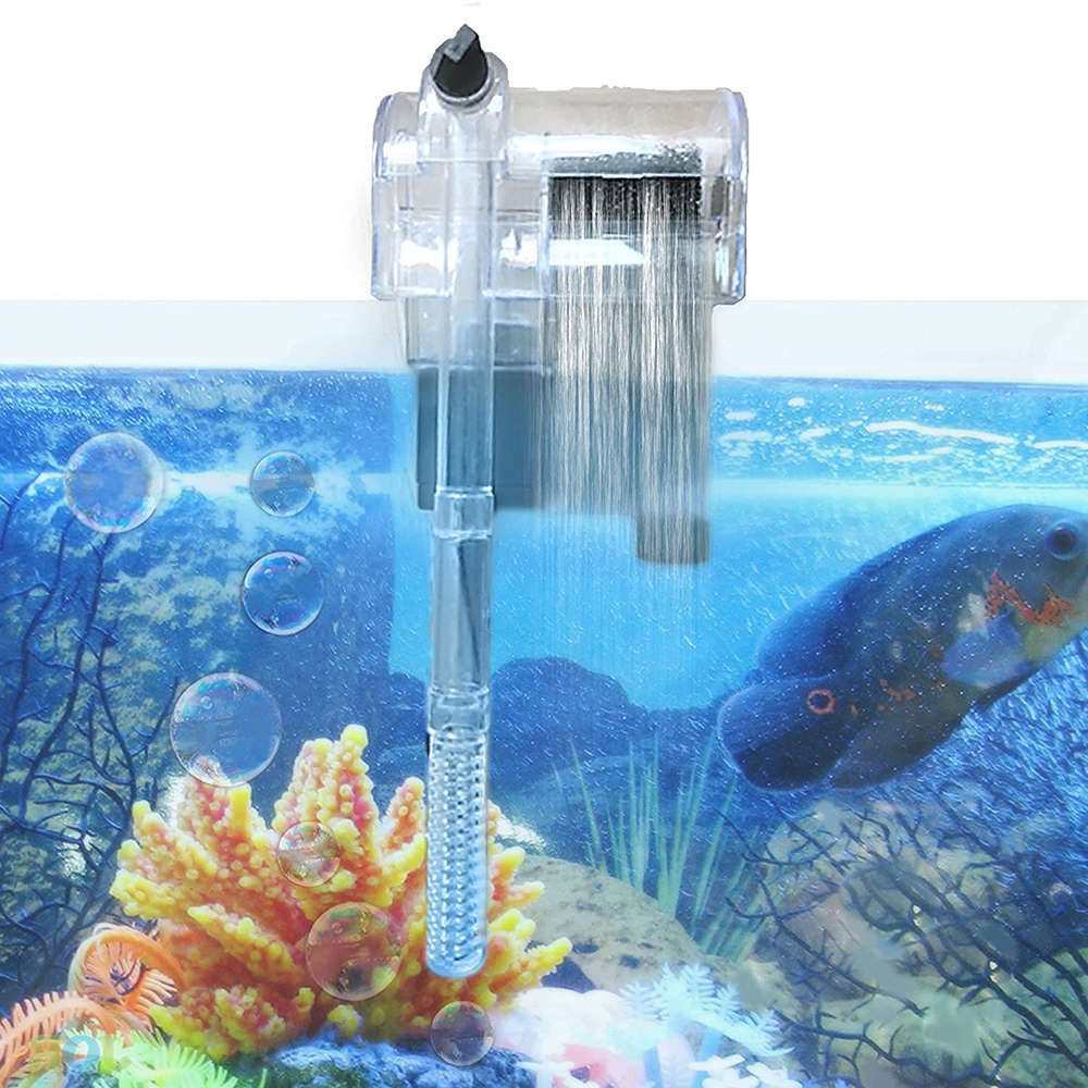 Hang-on Power Filter Desktop Water Filter for DIY Aquariums Fish Tank