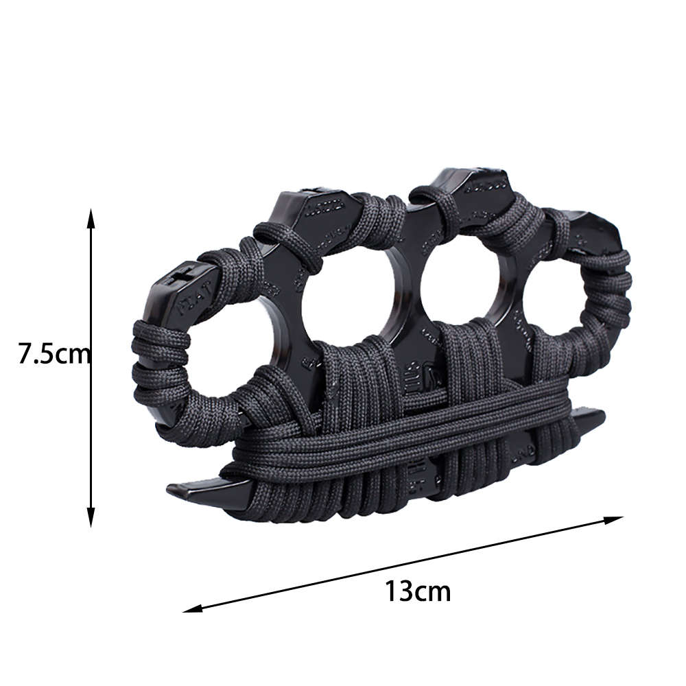 Window Breaker Tactical Knuckle Self Defense Knuckle-Black