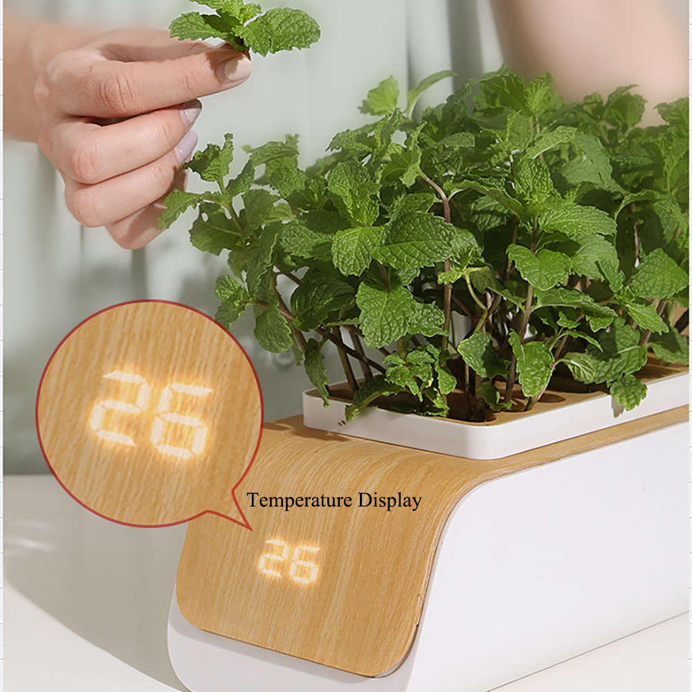 Flower Pot with Growth Light Smart Planter Hydroponic Growing System