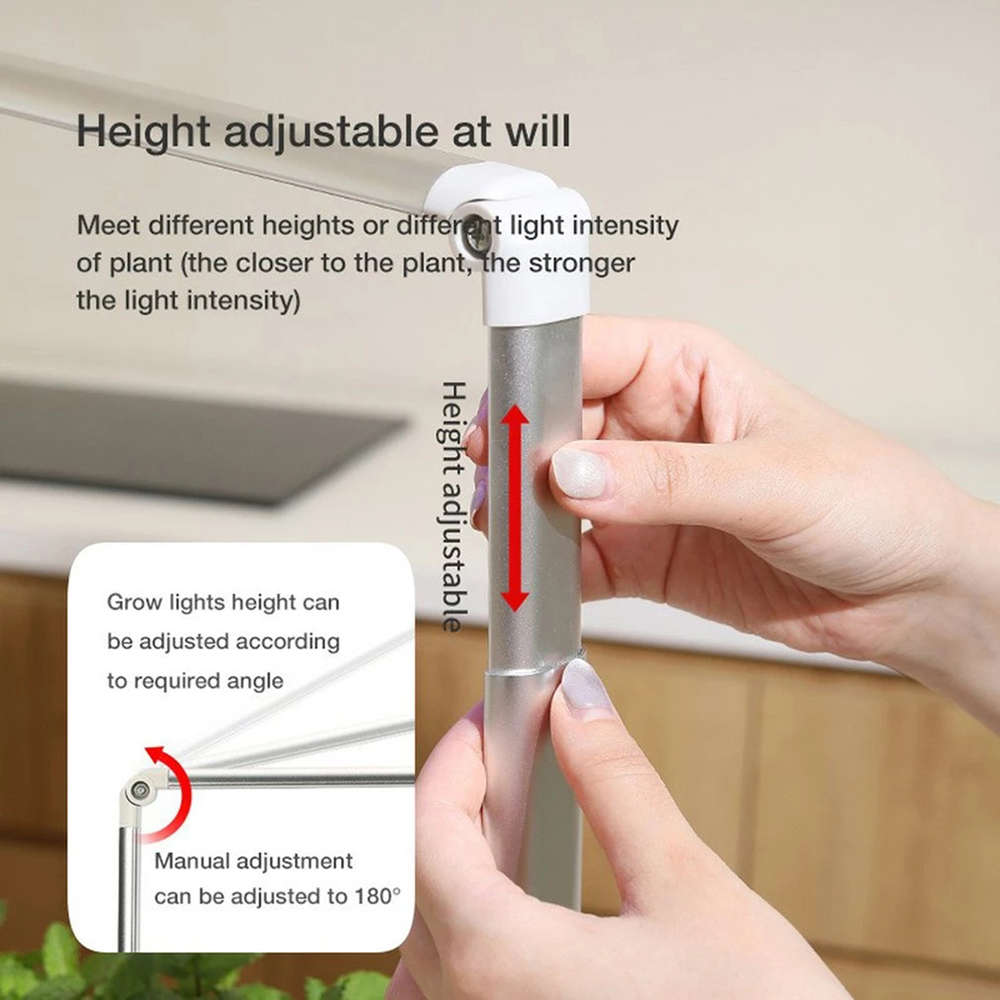 Flower Pot with Growth Light Smart Planter Hydroponic Growing System