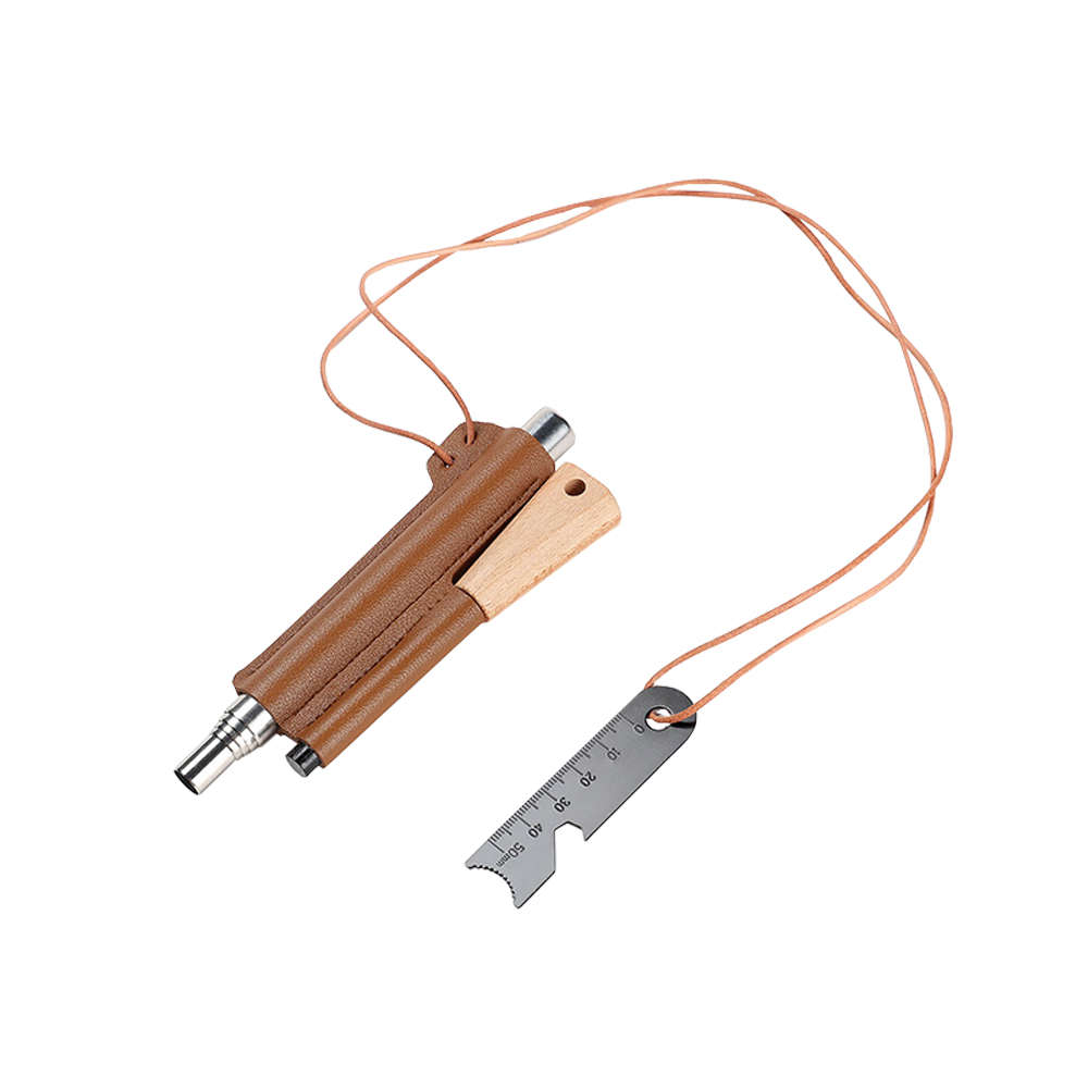 Multi-Function Fire Starter Kit Ferro Rod Blow Tube