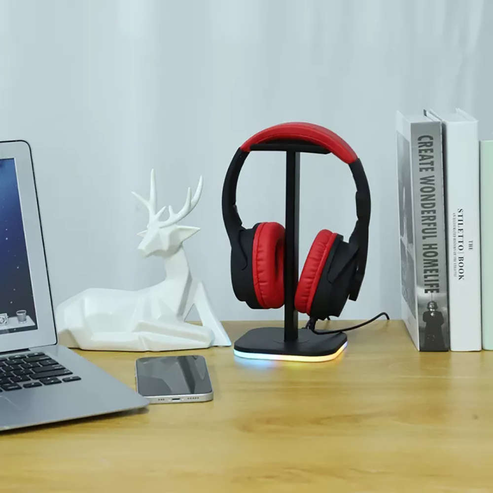 RGB Headphone Stand Gaming Headset Stand Headphone Dispaly Shelf