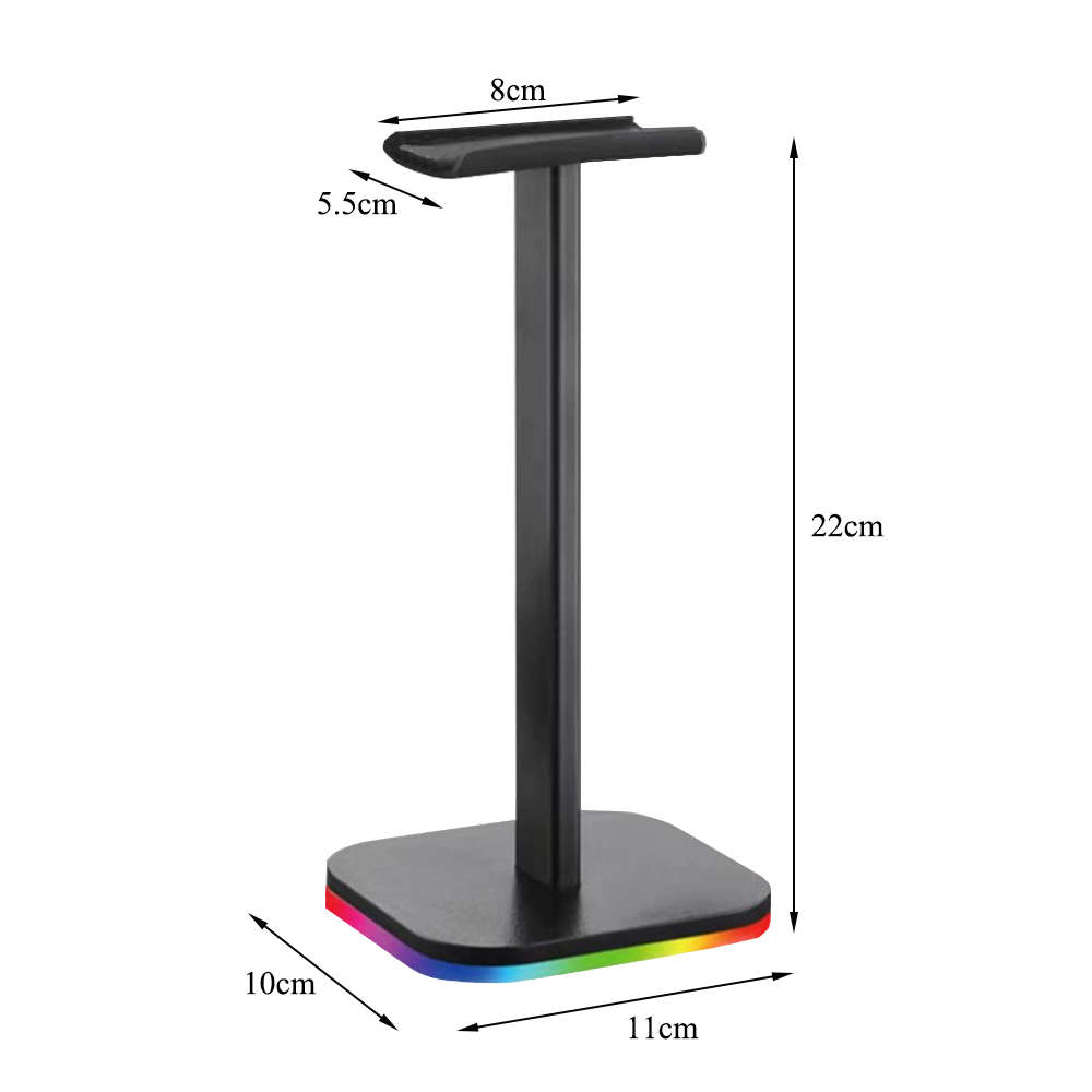 RGB Headphone Stand Gaming Headset Stand Headphone Dispaly Shelf