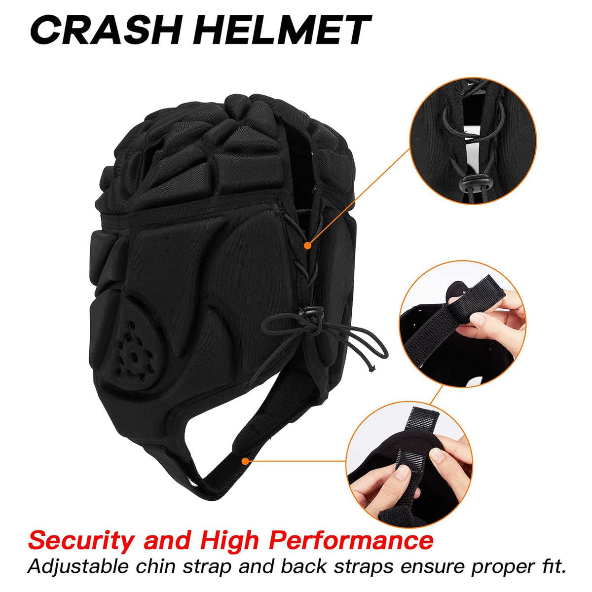 Rugby Headguard Protective Rugby Helmet Scrum Cap Sports Headguard