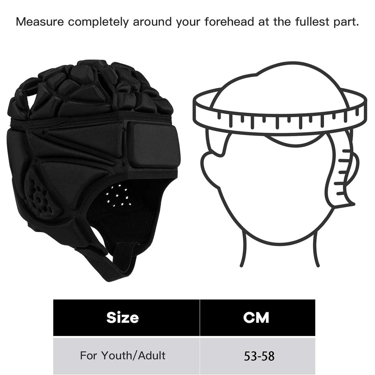 Rugby Headguard Protective Rugby Helmet Scrum Cap Sports Headguard