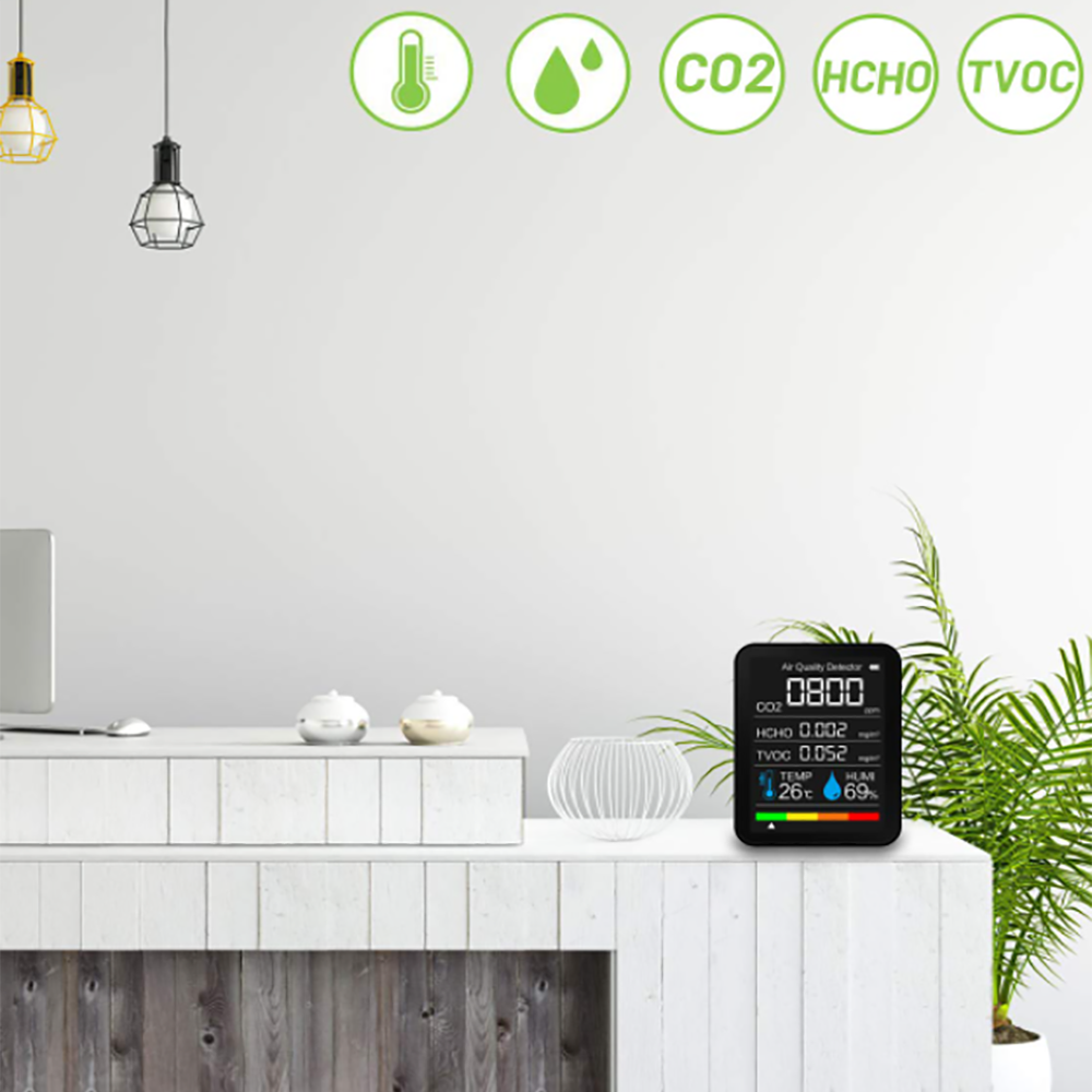 5 in 1 Air Quality Monitor