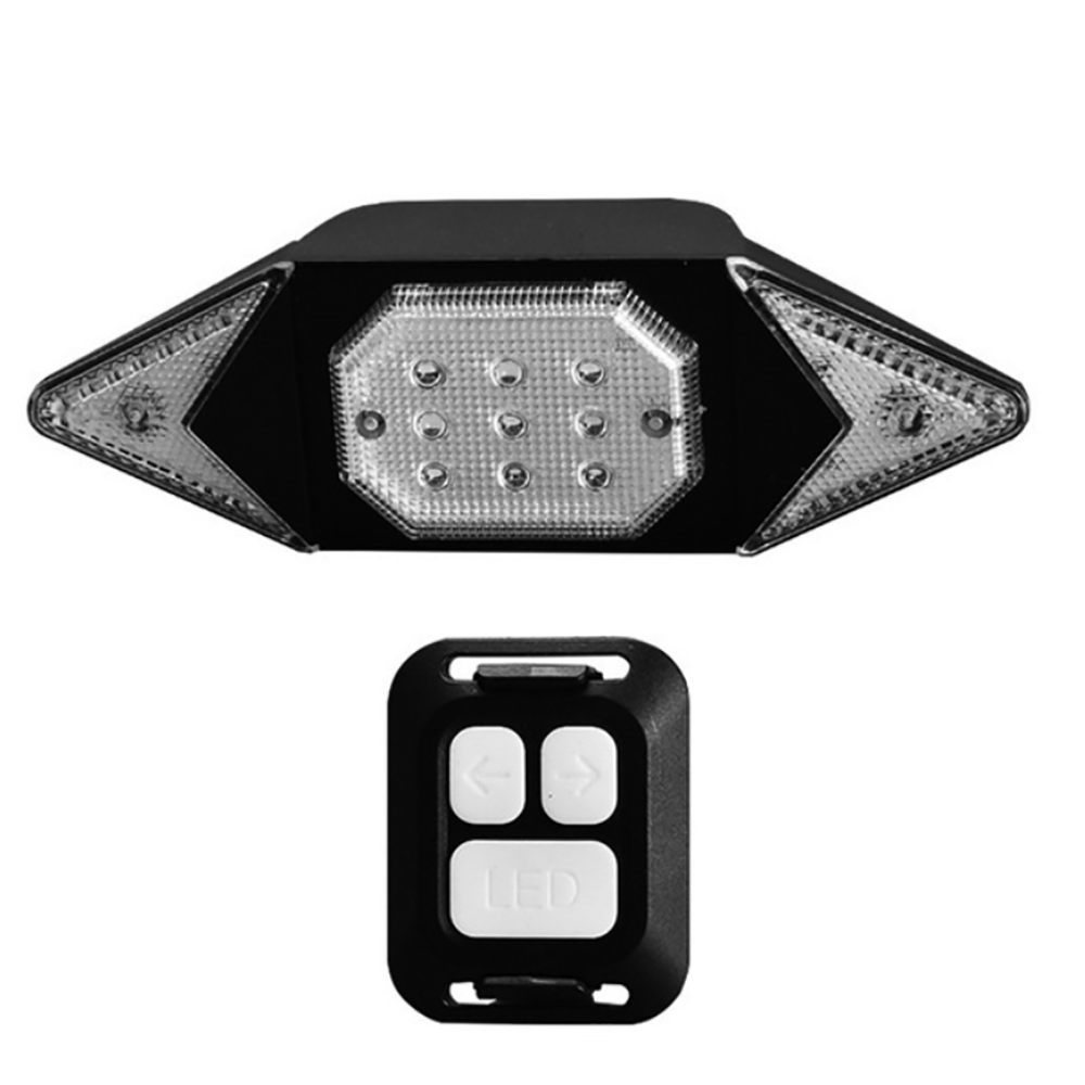 Waterproof LED Bike Tail Light Turn Signals with Wireless Remote Control