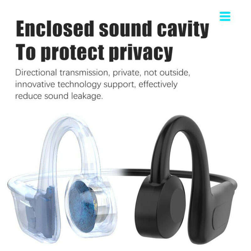 Bluetooth 5.1 Bone Conduction Headset Wireless Outdoor Sport Headphones