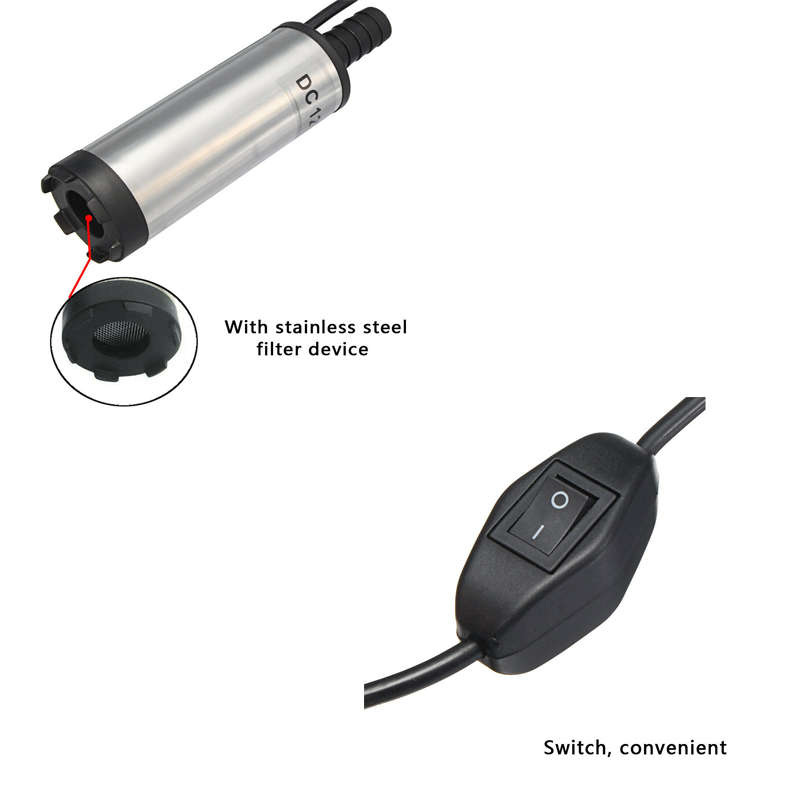 Electric Submersible Diesel Fuel Pump 12V Water Diesel Pump