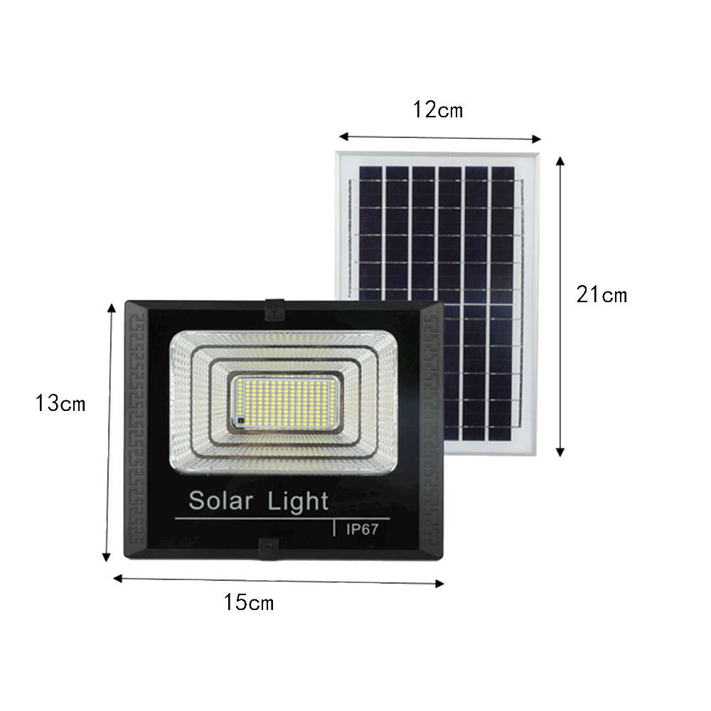 45w Led Solar Flood Lamp With Solar Panel & Smart Remote