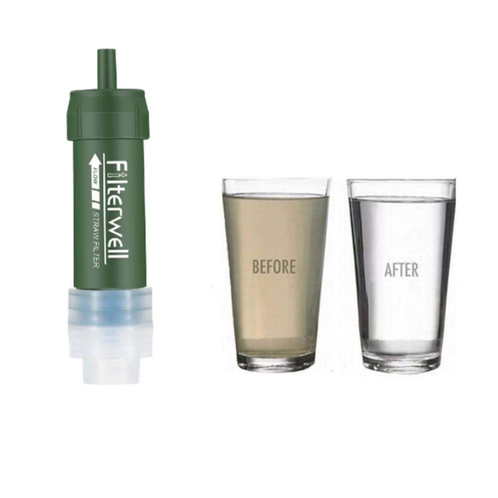 Portable Personal Water Filtration Survival for Camping Travel