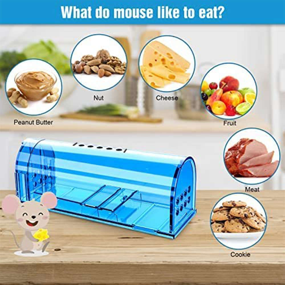Humane Mouse Traps Catch and Release Mice Live Catcher-Blue