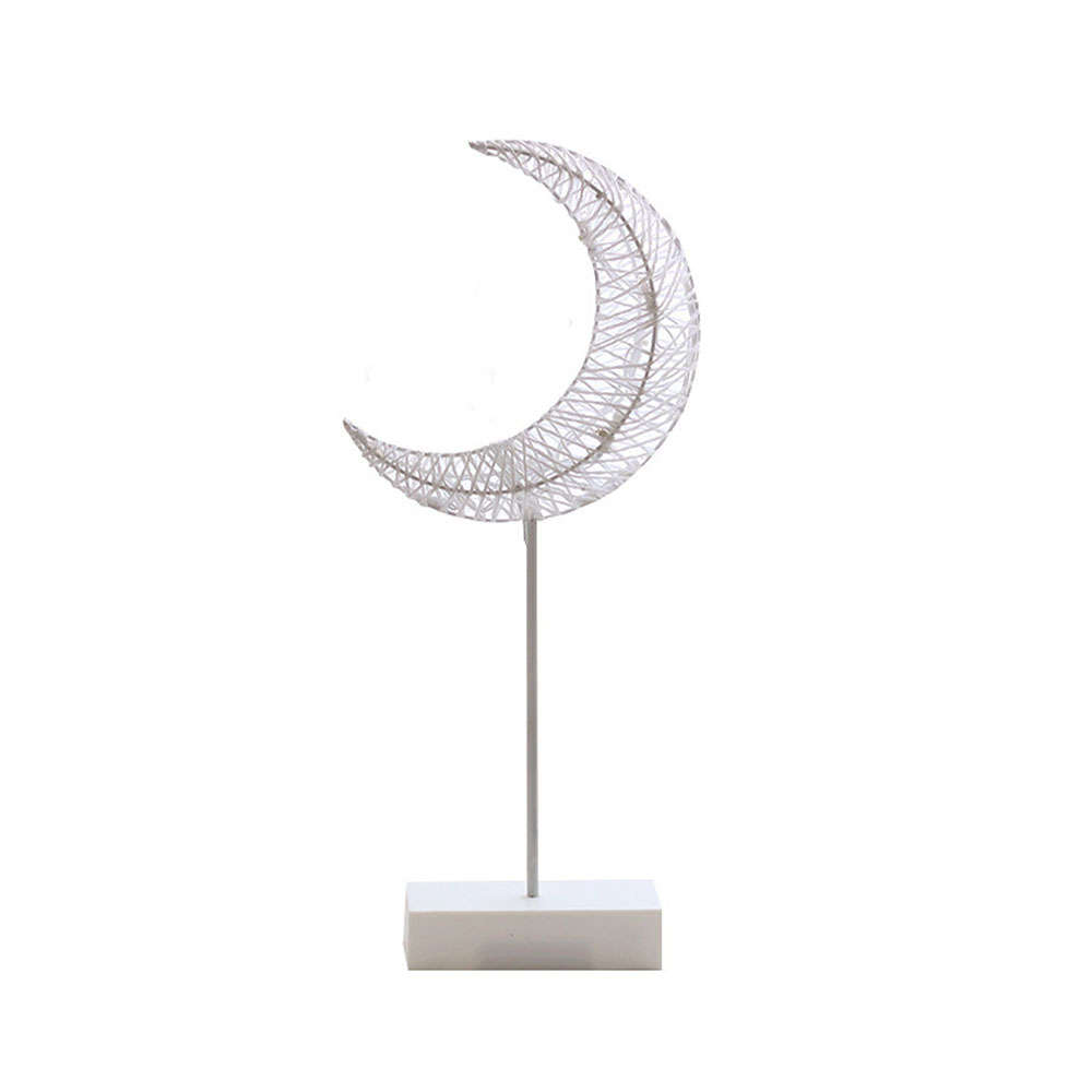 Moon Shape Night Light Romantic Table Lamp Bedside Desktop LED Decoration