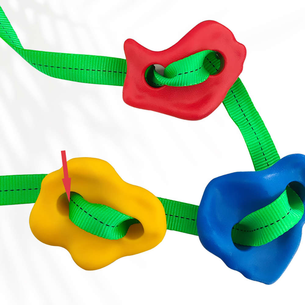 Ninja Tree Climbing Holds for Kids Climbing Rocks Ratchet Straps