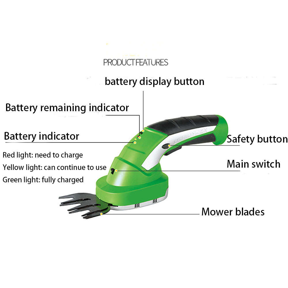 Electric Handheld Hedge and Grass Cutter