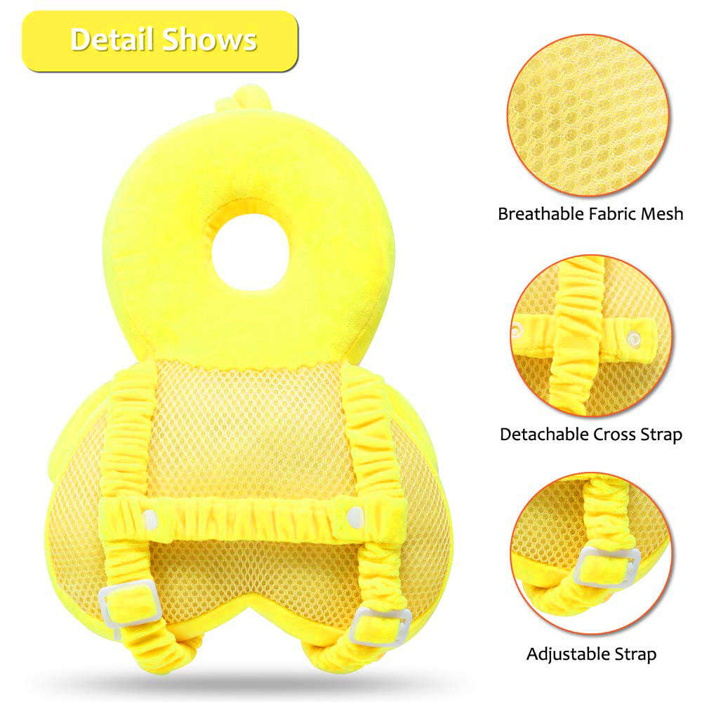 Baby Head Protection Backpack Cushion Toddlers Walker Safety Pad-Duck