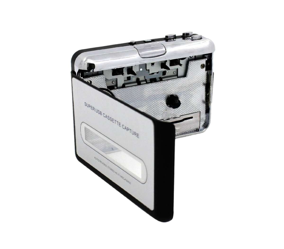 USB Portable Cassette to MP3 Converter Tape-to-MP3 Player with Headphones
